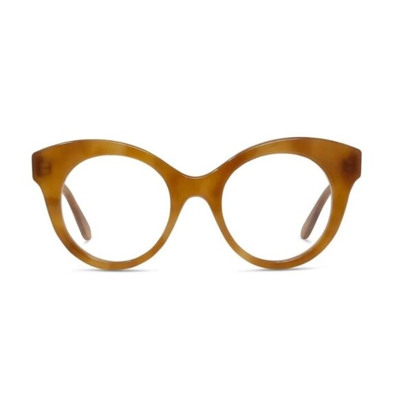 NWT LOEWE EYEGLASSES WOMEN CAT EYE HAVANA EYEWEAR LOEWE LW50074I 053 - Picture 2 of 3